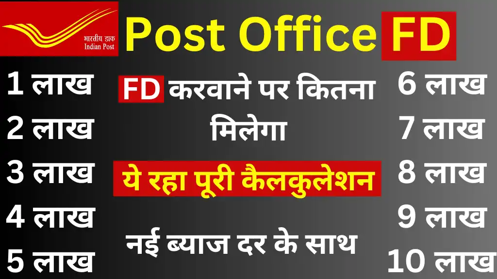 Post Office FD For 5 Years